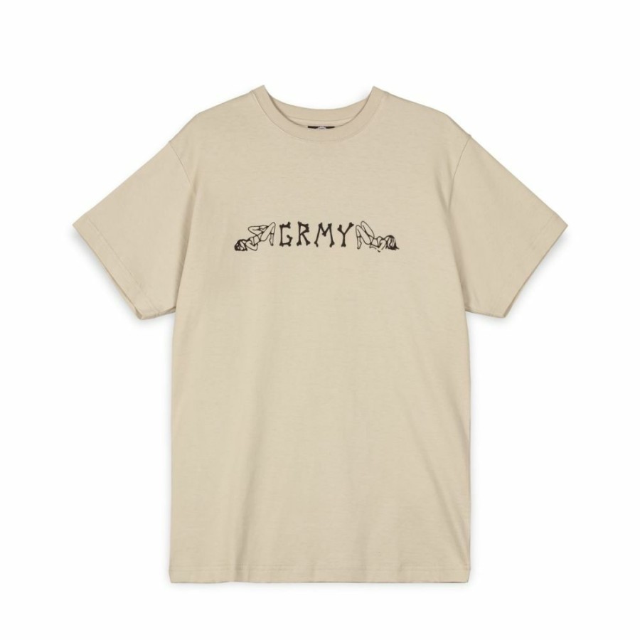 Hombre Grimey  | Camiseta Grimey The Infame - Cream | Fw23