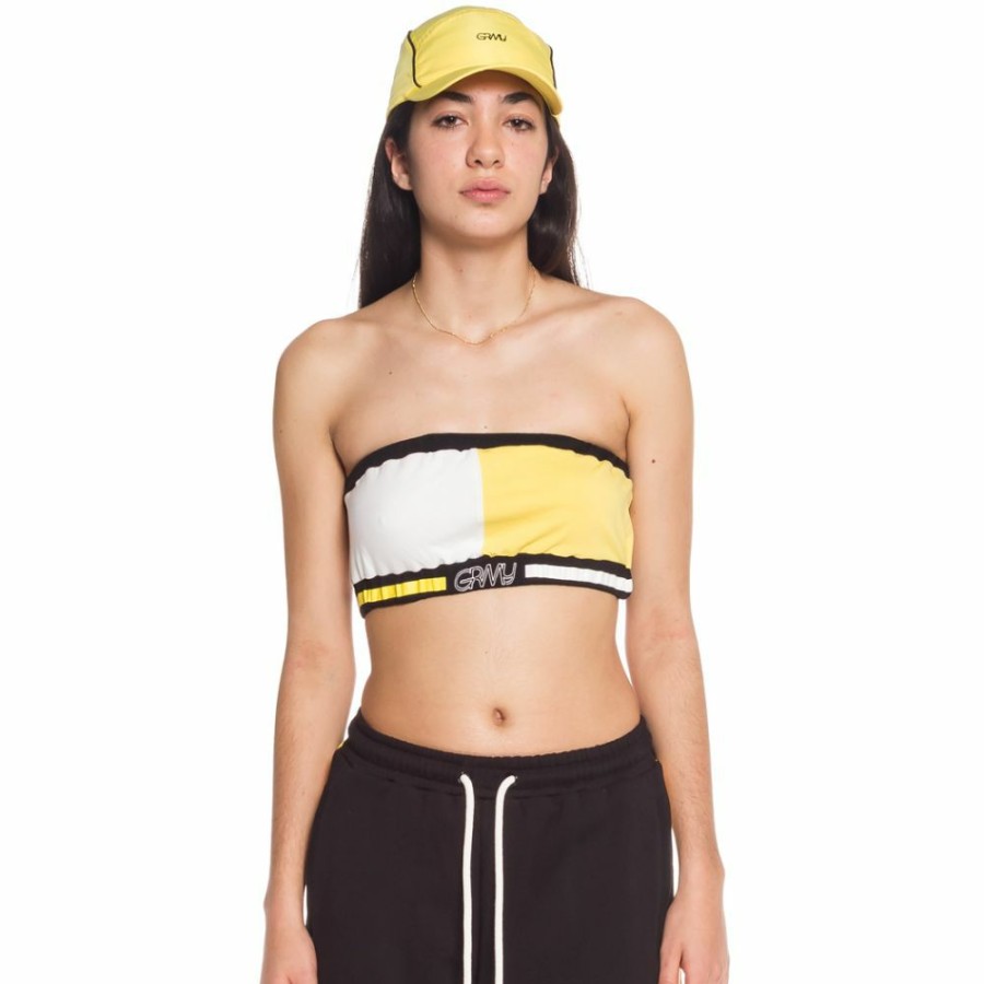 Mujer Grimey  | Camiseta Grimey Chica Mangusta V8 Top Ss18 Yellow